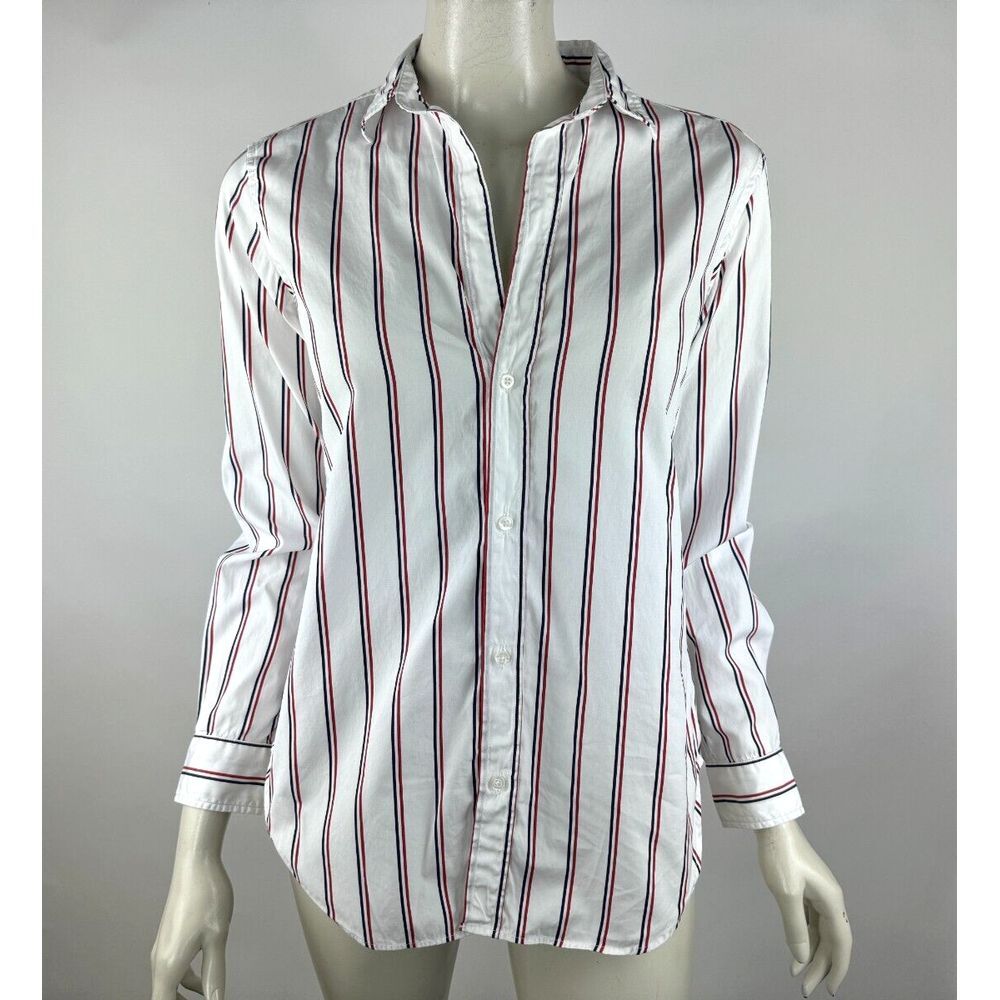Frank & Eileen Stripe Frank Woven Button Up Shirt Women S Long Sleeve Blouse Top